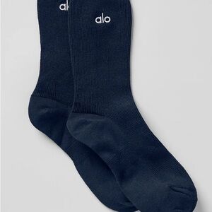 NWT ALO Unisex Half-Crew Understated Sock